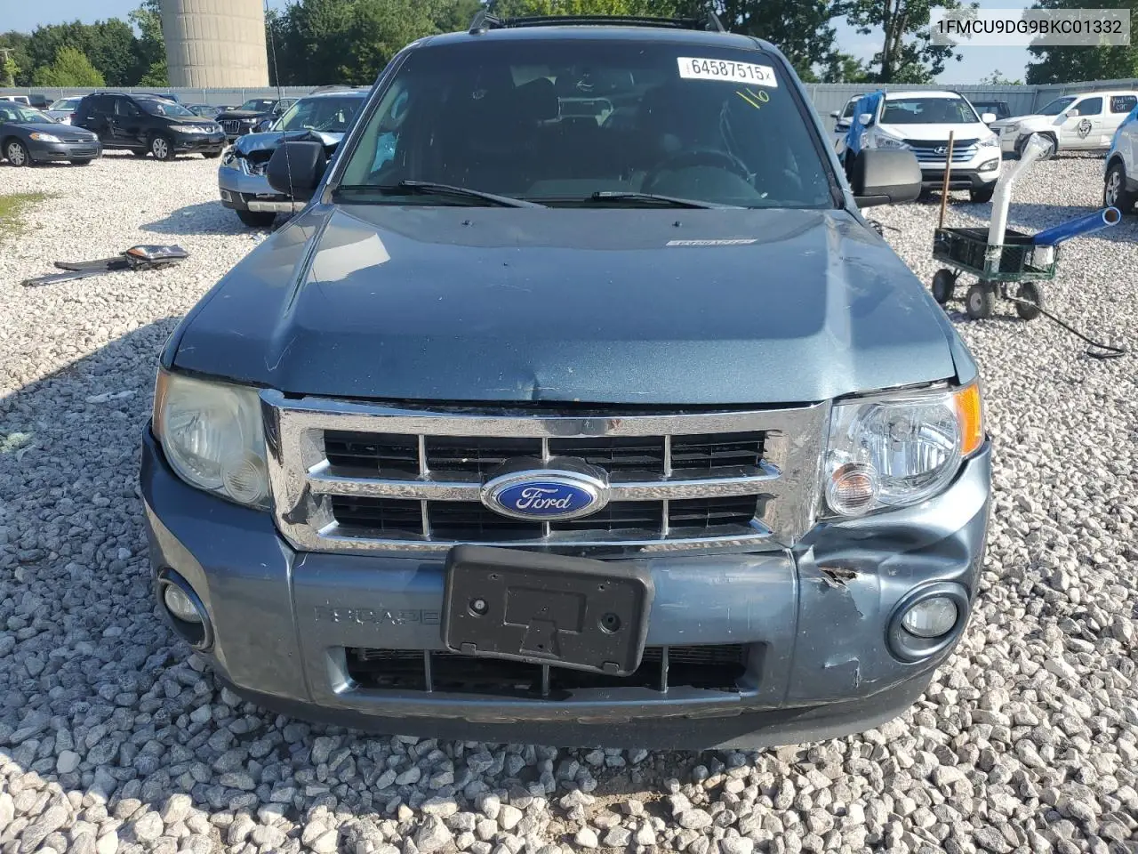 2011 Ford Escape Xlt VIN: 1FMCU9DG9BKC01332 Lot: 64587515
