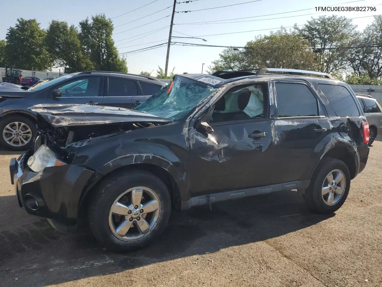 2011 Ford Escape Limited VIN: 1FMCU0EG3BKB22796 Lot: 66086345