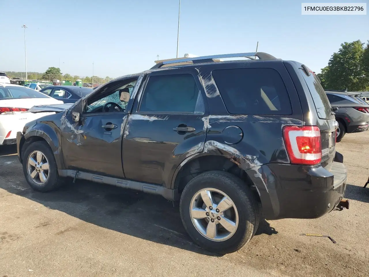 2011 Ford Escape Limited VIN: 1FMCU0EG3BKB22796 Lot: 66086345