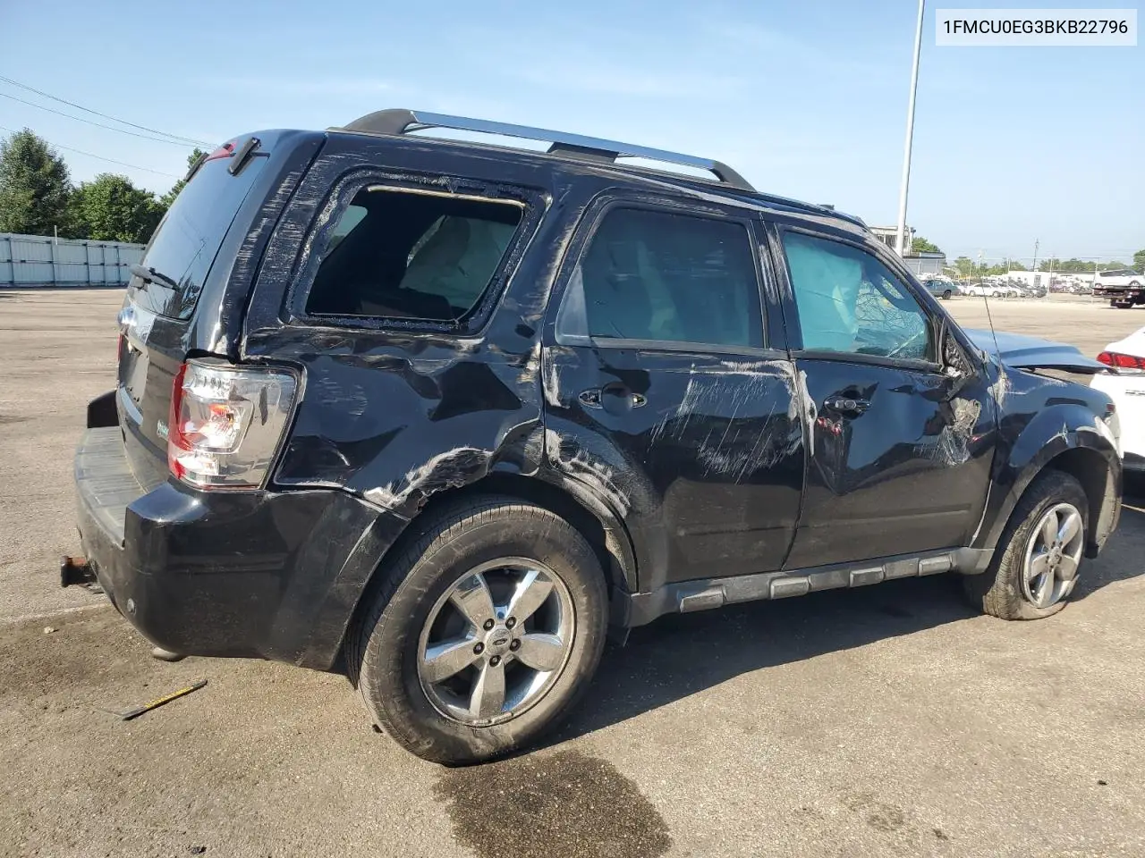 2011 Ford Escape Limited VIN: 1FMCU0EG3BKB22796 Lot: 66086345
