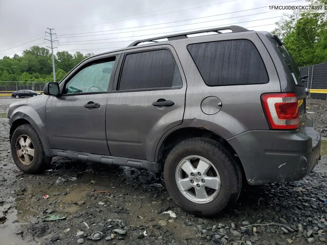 2012 Ford Escape Xlt VIN: 1FMCU0DGXCKC74397 Lot: 56507255