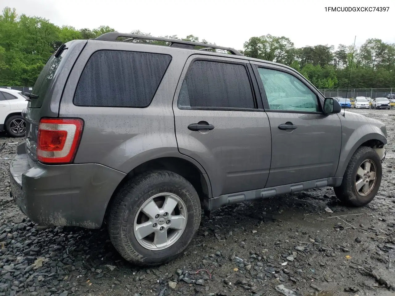 2012 Ford Escape Xlt VIN: 1FMCU0DGXCKC74397 Lot: 56507255