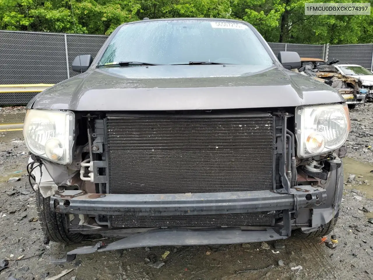 2012 Ford Escape Xlt VIN: 1FMCU0DGXCKC74397 Lot: 56507255