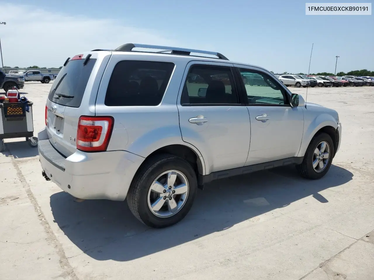 1fmcu0egxckb90191 1FMCU0EGXCKB90191 2012 Ford Escape Limited