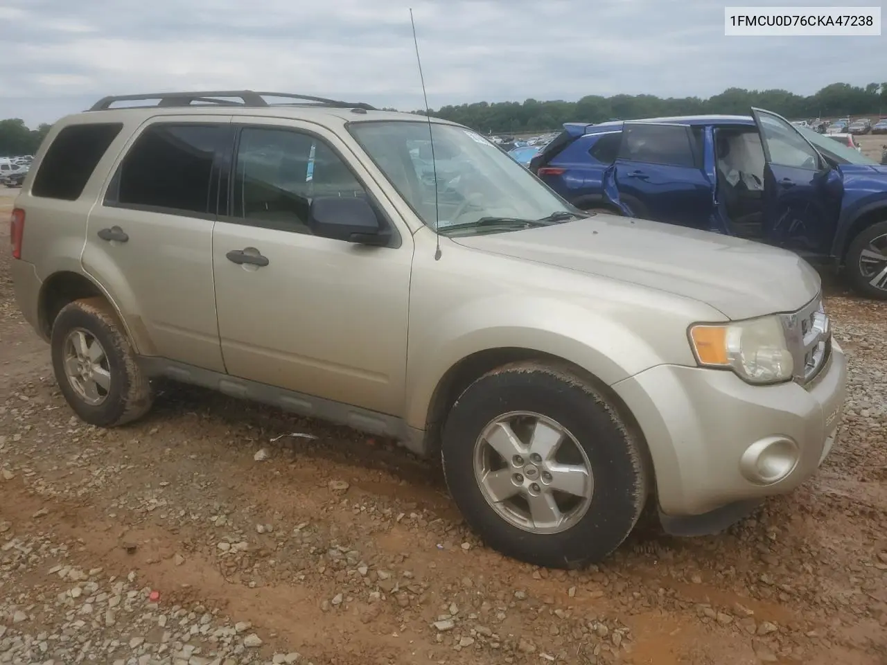 2012 Ford Escape Xlt VIN: 1FMCU0D76CKA47238 Lot: 56760035