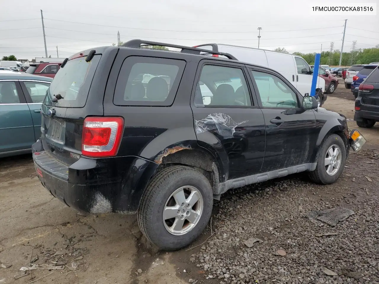 2012 Ford Escape Xls VIN: 1FMCU0C70CKA81516 Lot: 56801015