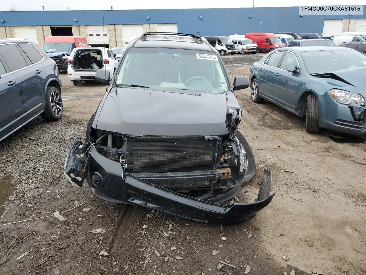 2012 Ford Escape Xls VIN: 1FMCU0C70CKA81516 Lot: 56801015