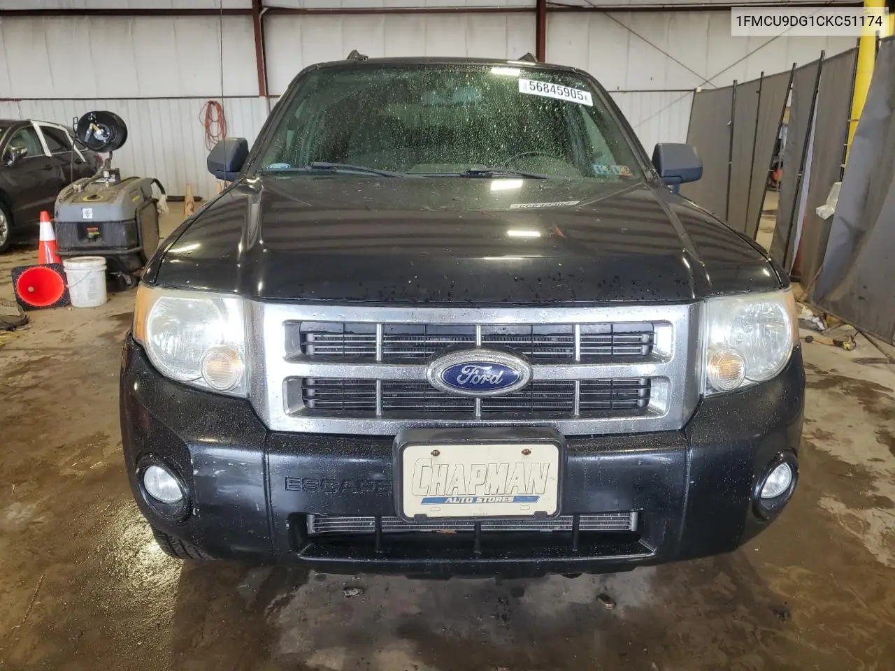 2012 Ford Escape Xlt VIN: 1FMCU9DG1CKC51174 Lot: 56845905