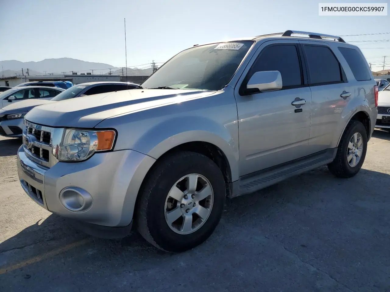 2012 Ford Escape Limited VIN: 1FMCU0EG0CKC59907 Lot: 56998065