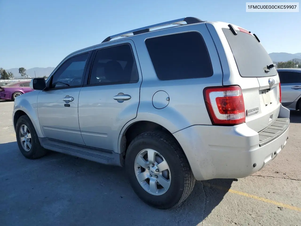 2012 Ford Escape Limited VIN: 1FMCU0EG0CKC59907 Lot: 56998065