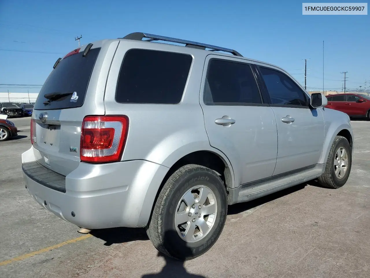 2012 Ford Escape Limited VIN: 1FMCU0EG0CKC59907 Lot: 56998065