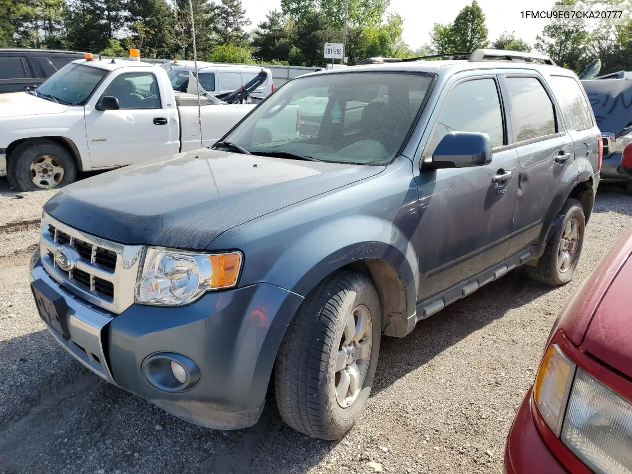 2012 Ford Escape Limited VIN: 1FMCU9EG7CKA20777 Lot: 57095835