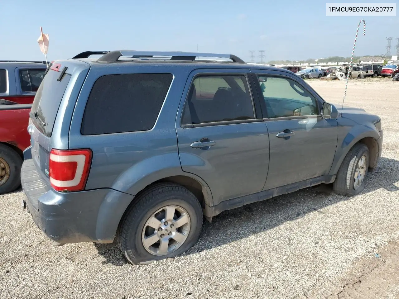 2012 Ford Escape Limited VIN: 1FMCU9EG7CKA20777 Lot: 57095835