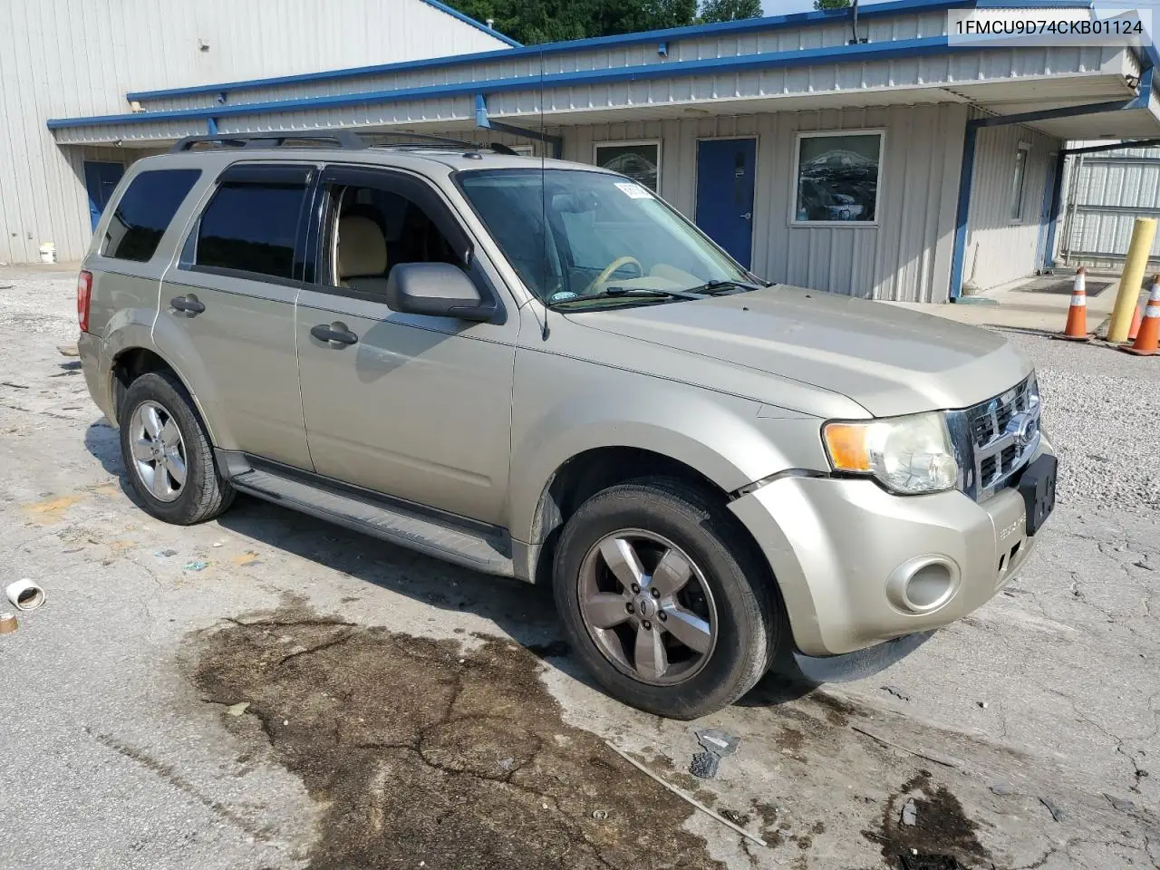 2012 Ford Escape Xlt VIN: 1FMCU9D74CKB01124 Lot: 61617345