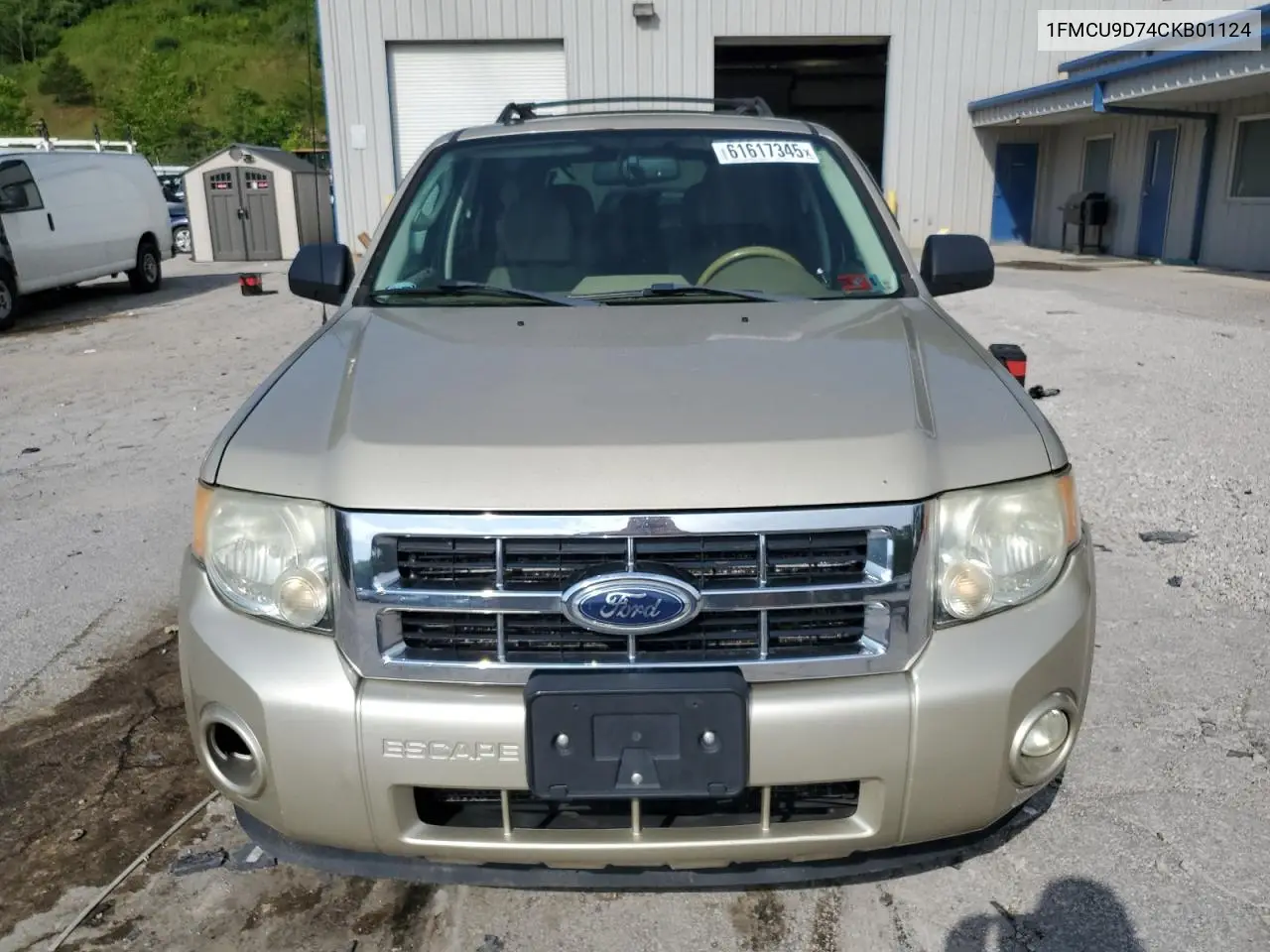 2012 Ford Escape Xlt VIN: 1FMCU9D74CKB01124 Lot: 61617345