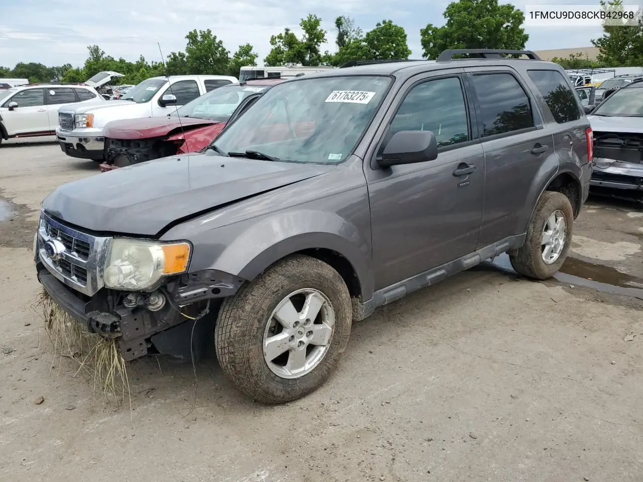 2012 Ford Escape Xlt VIN: 1FMCU9DG8CKB42968 Lot: 61763275