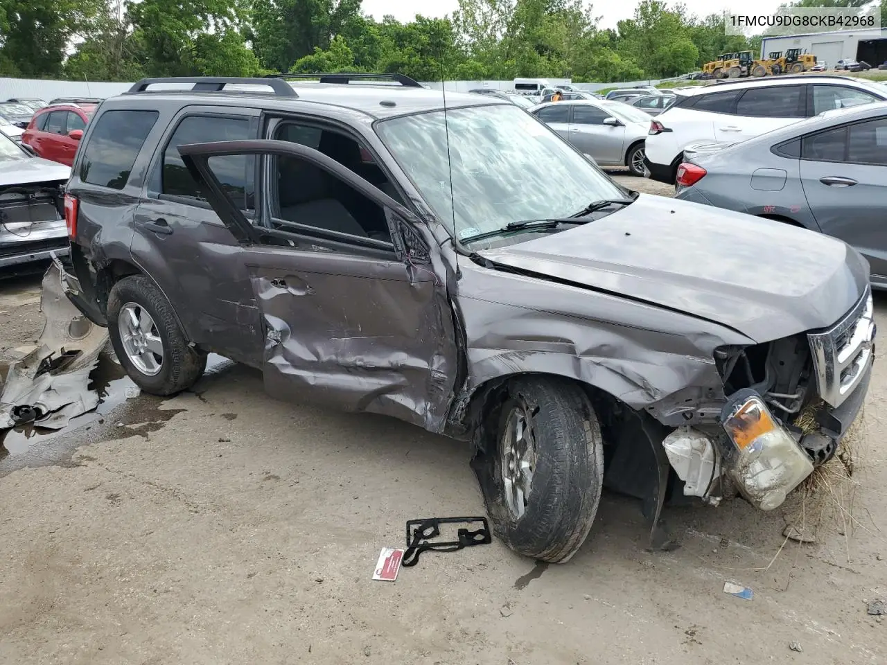 2012 Ford Escape Xlt VIN: 1FMCU9DG8CKB42968 Lot: 61763275