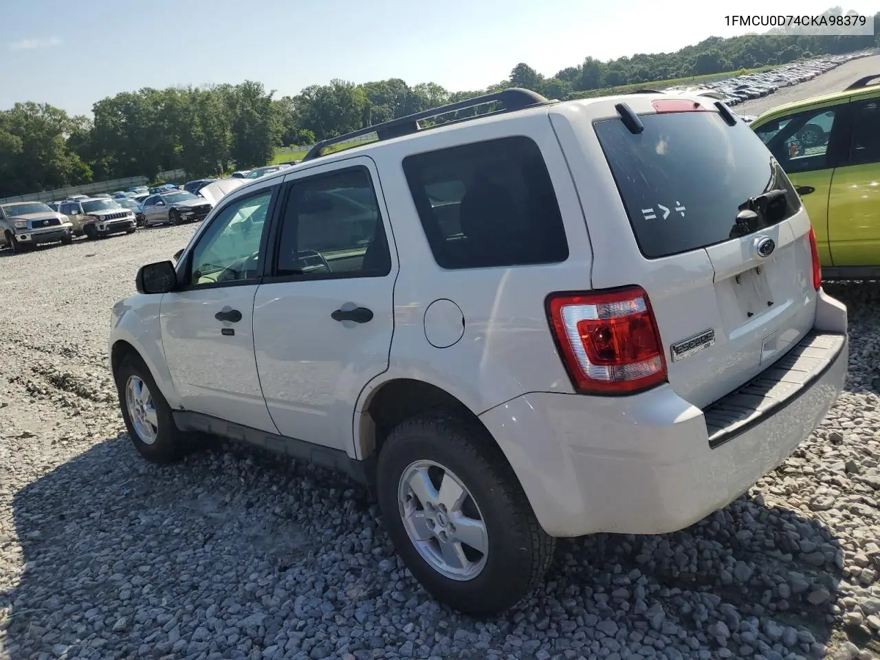 2012 Ford Escape Xlt VIN: 1FMCU0D74CKA98379 Lot: 62271615