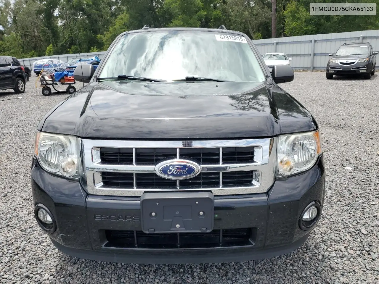 2012 Ford Escape Xlt VIN: 1FMCU0D75CKA65133 Lot: 62915815