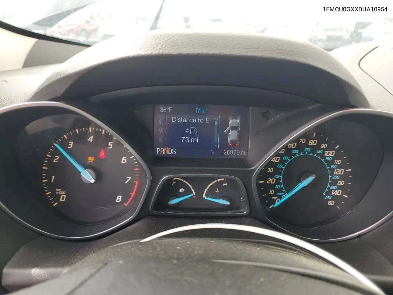 2013 Ford Escape Se VIN: 1FMCU0GXXDUA10954 Lot: 57068205