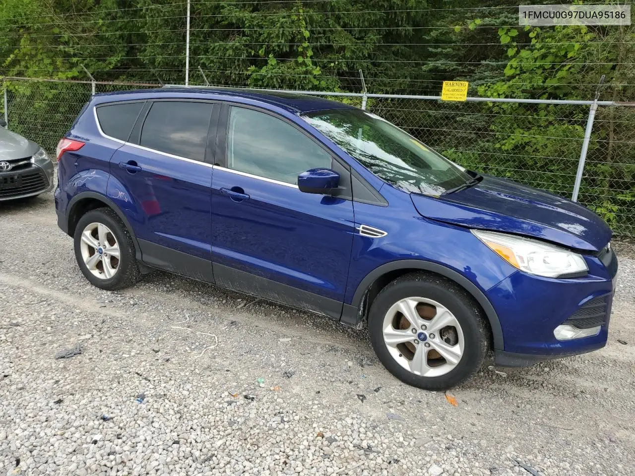 2013 Ford Escape Se VIN: 1FMCU0G97DUA95186 Lot: 61862445