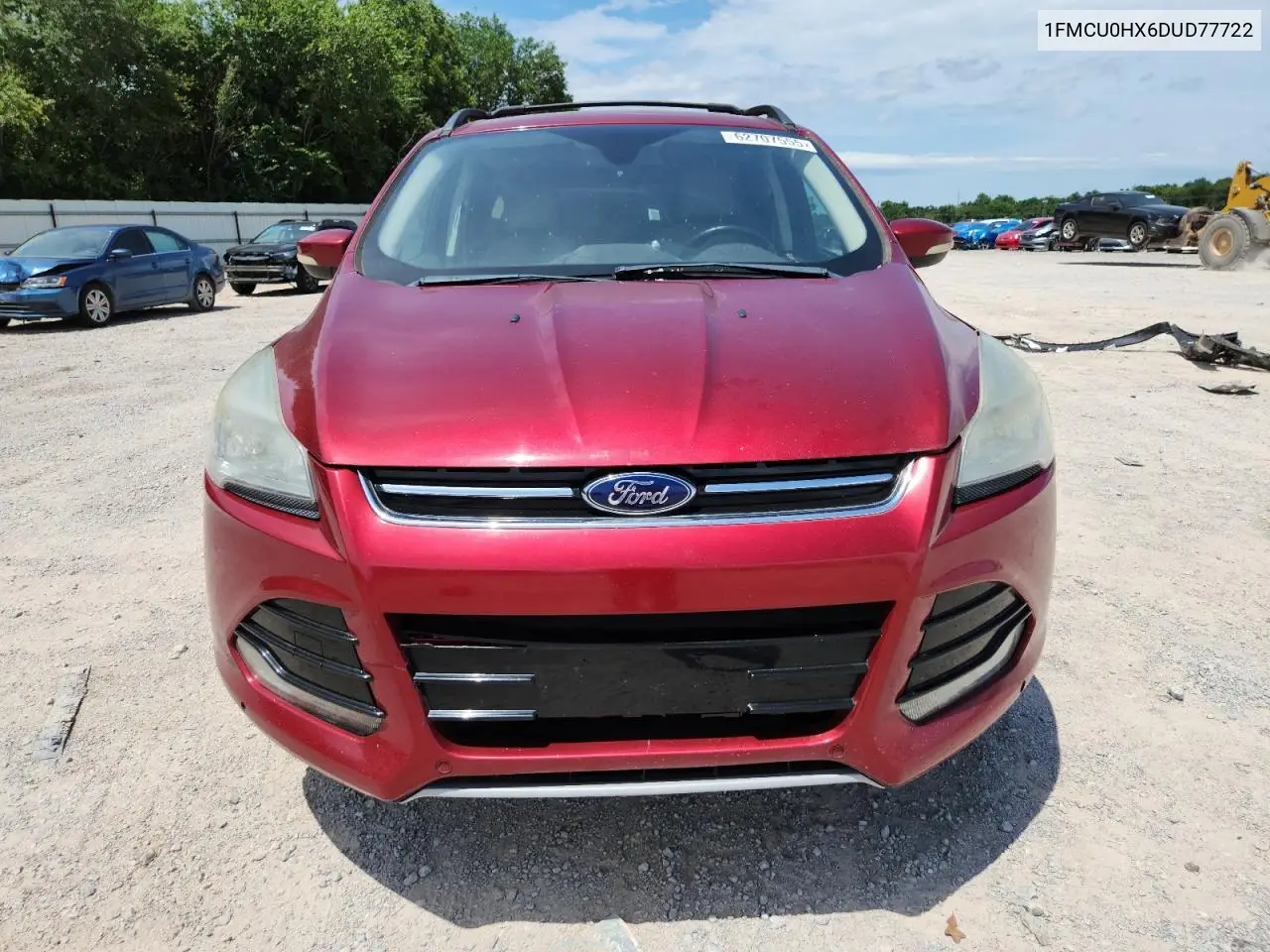 2013 Ford Escape Sel VIN: 1FMCU0HX6DUD77722 Lot: 62707555