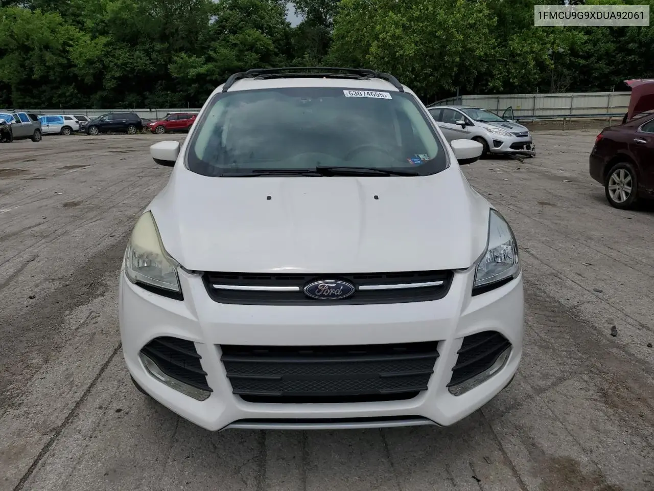 2013 Ford Escape Se VIN: 1FMCU9G9XDUA92061 Lot: 63074655