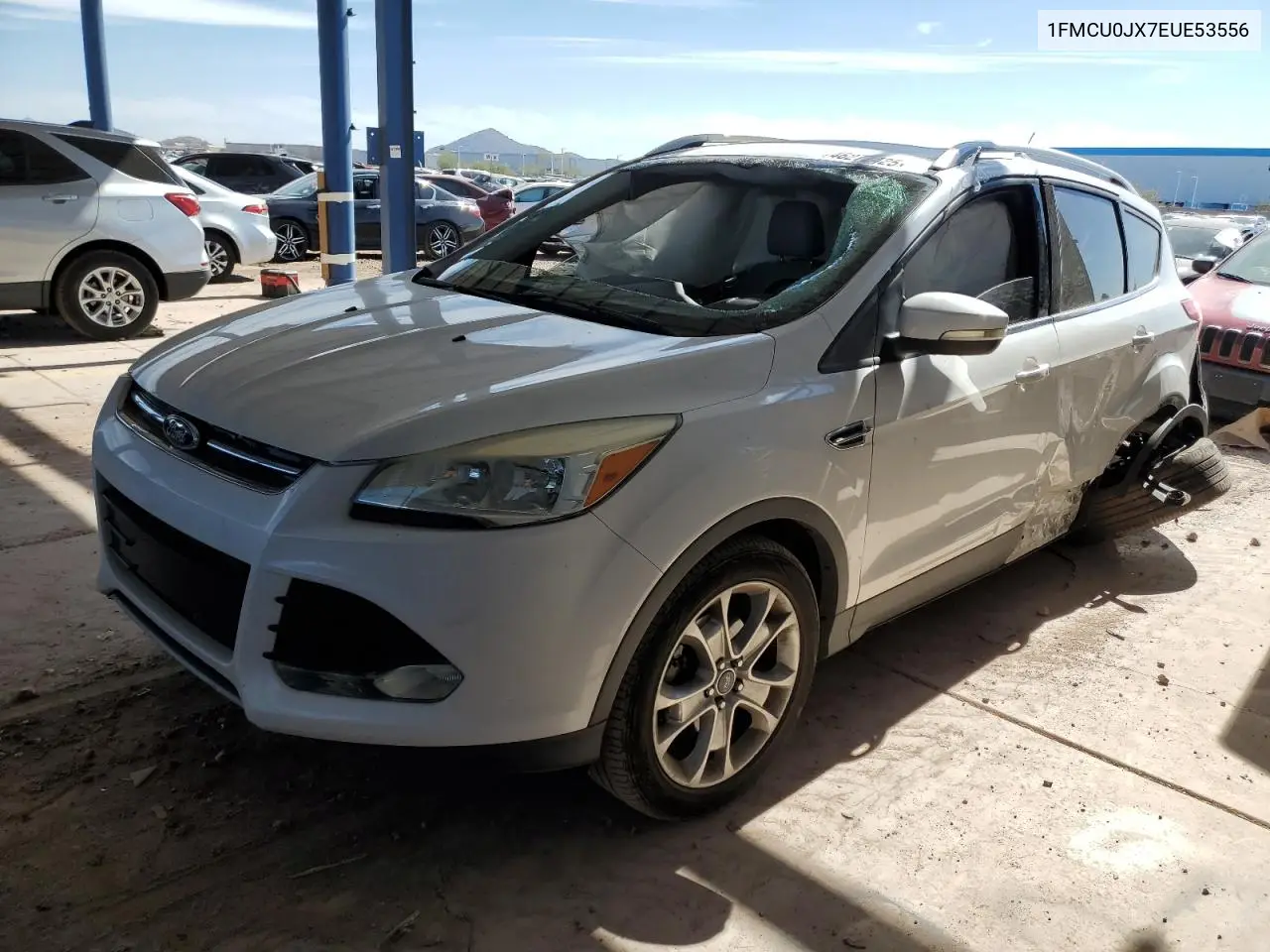 2014 Ford Escape Titanium VIN: 1FMCU0JX7EUE53556 Lot: 46272425