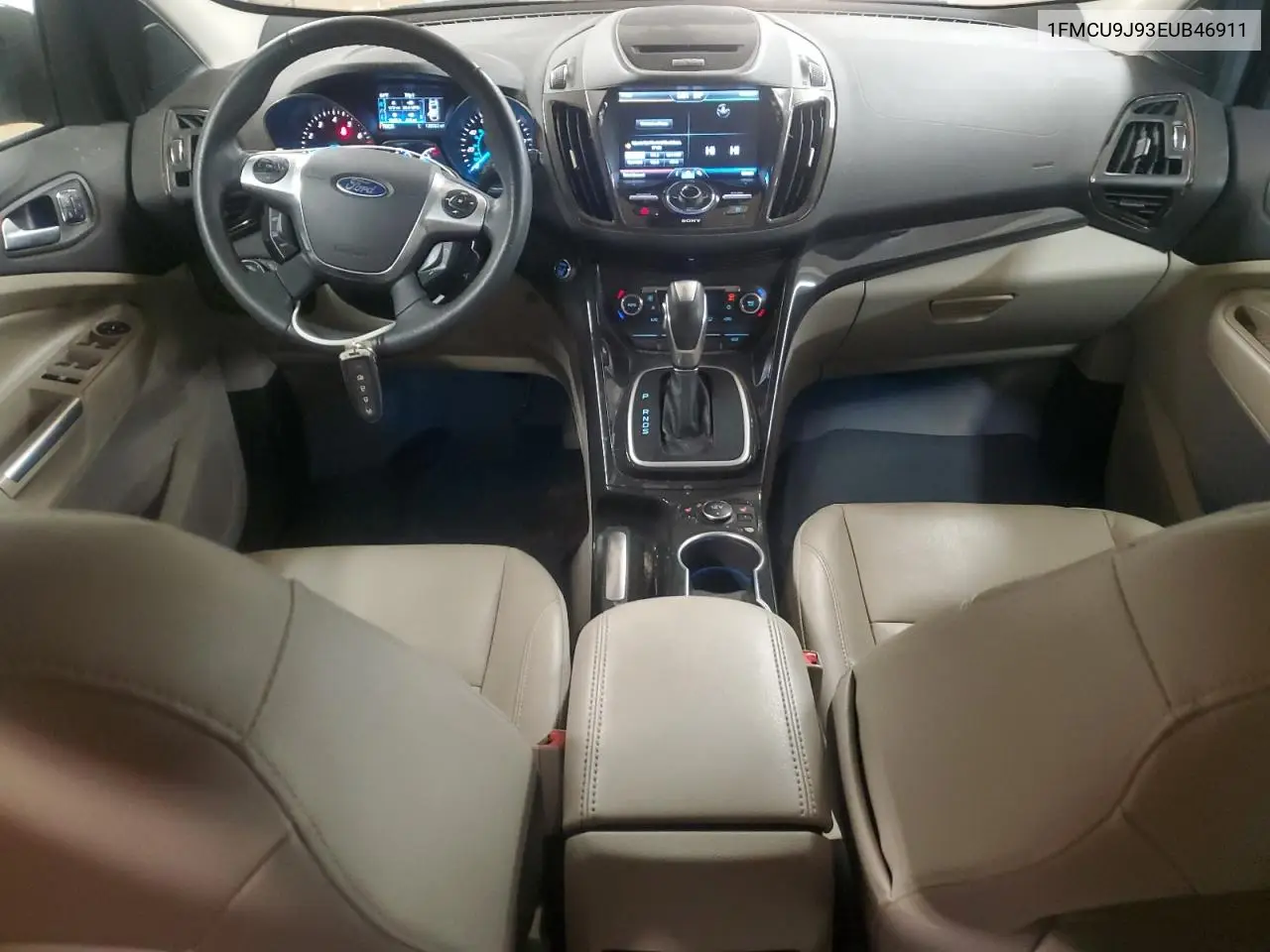 2014 Ford Escape Titanium VIN: 1FMCU9J93EUB46911 Lot: 56649475