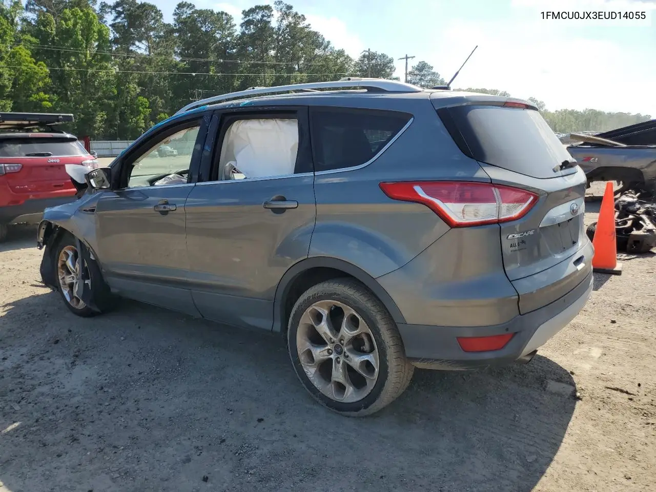 2014 Ford Escape Titanium VIN: 1FMCU0JX3EUD14055 Lot: 56655535