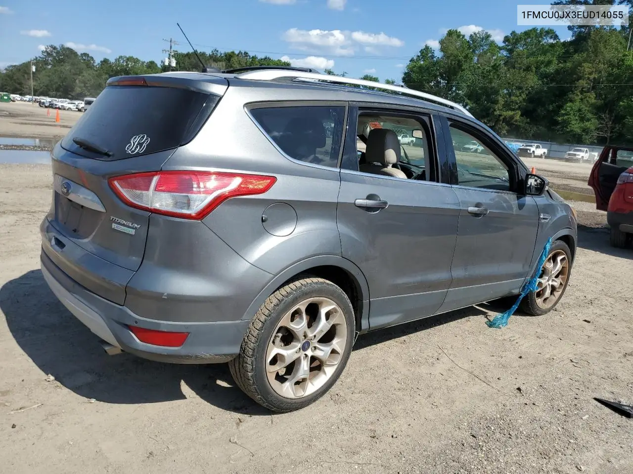 2014 Ford Escape Titanium VIN: 1FMCU0JX3EUD14055 Lot: 56655535