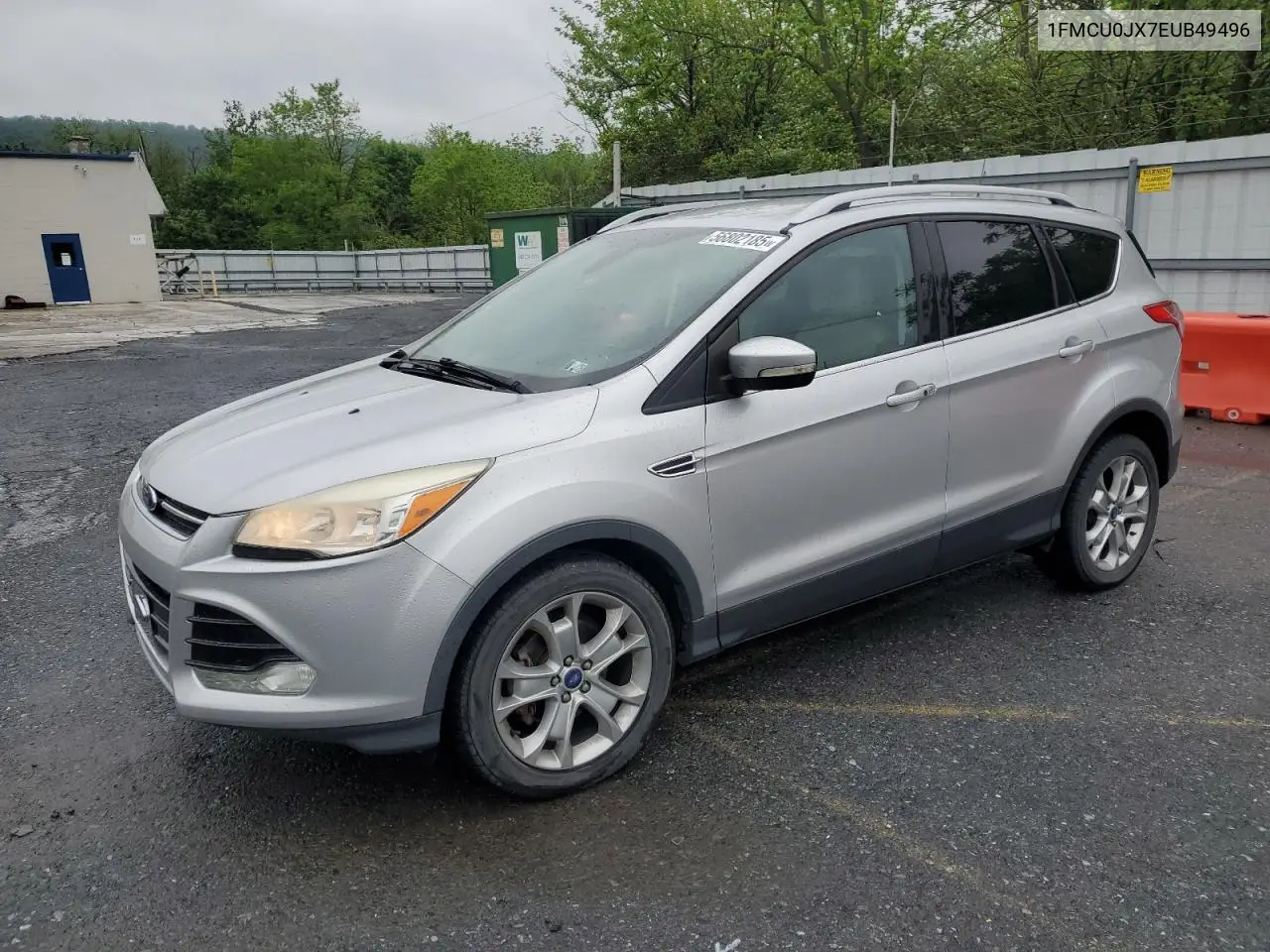 2014 Ford Escape Titanium VIN: 1FMCU0JX7EUB49496 Lot: 56802185