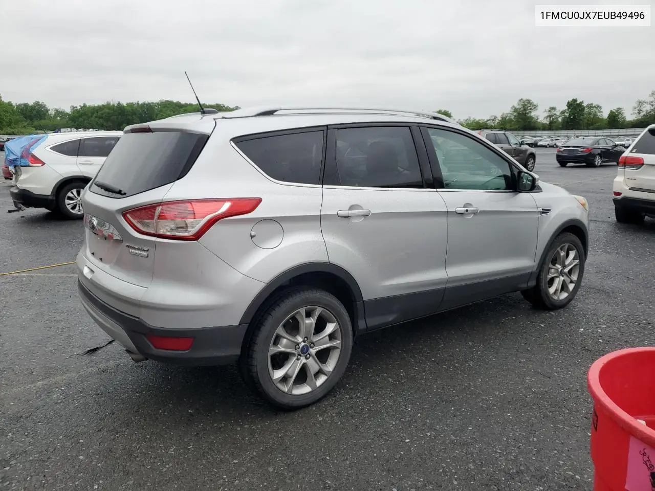 2014 Ford Escape Titanium VIN: 1FMCU0JX7EUB49496 Lot: 56802185