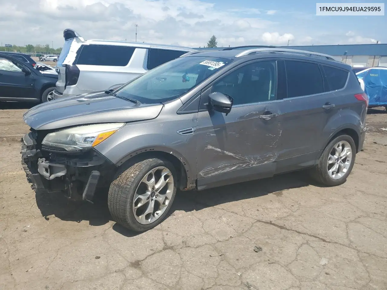 2014 Ford Escape Titanium VIN: 1FMCU9J94EUA29595 Lot: 56991395