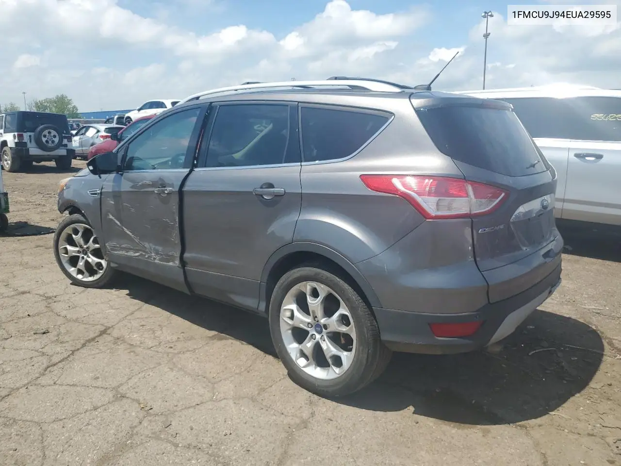 2014 Ford Escape Titanium VIN: 1FMCU9J94EUA29595 Lot: 56991395