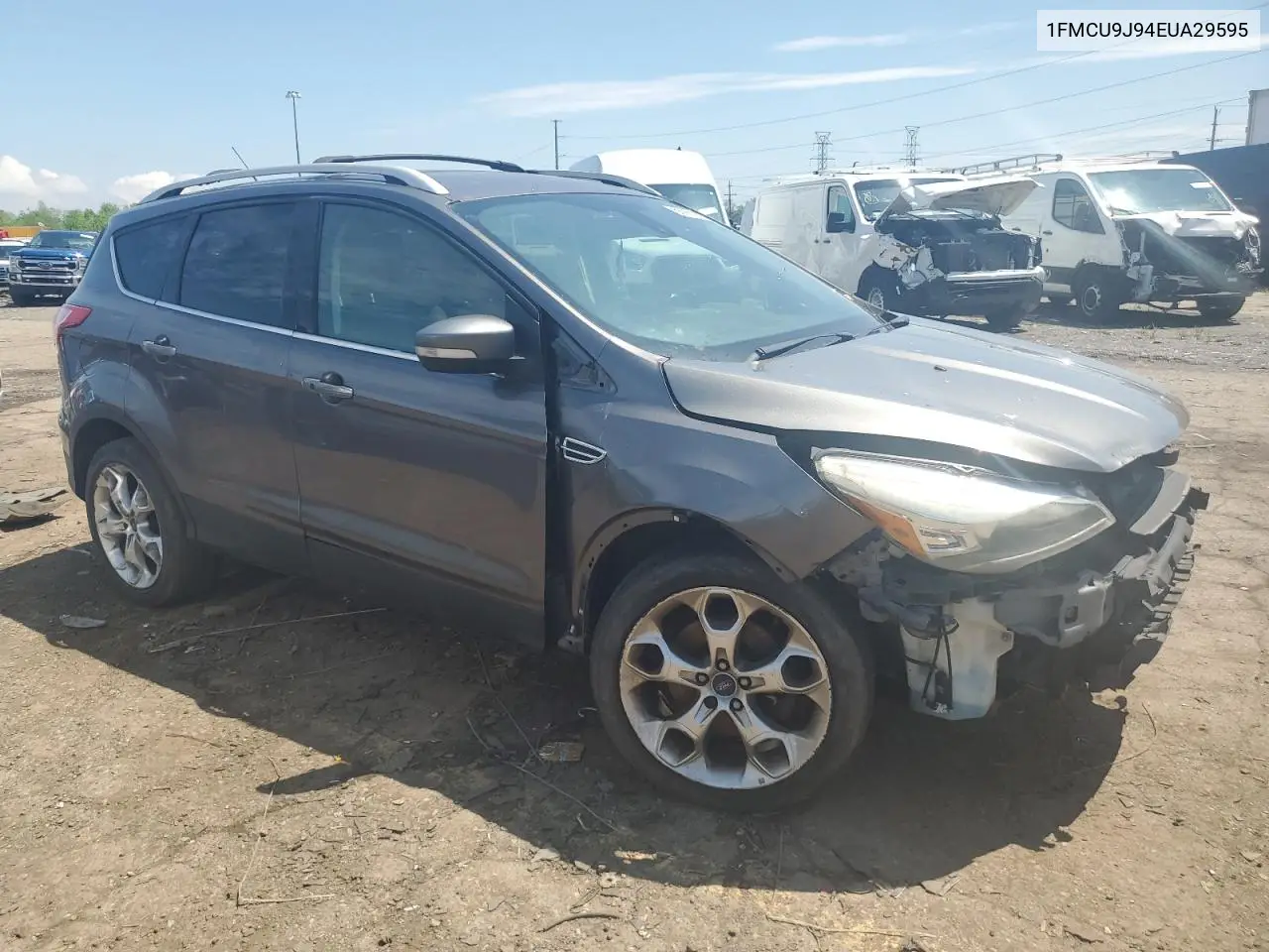 2014 Ford Escape Titanium VIN: 1FMCU9J94EUA29595 Lot: 56991395