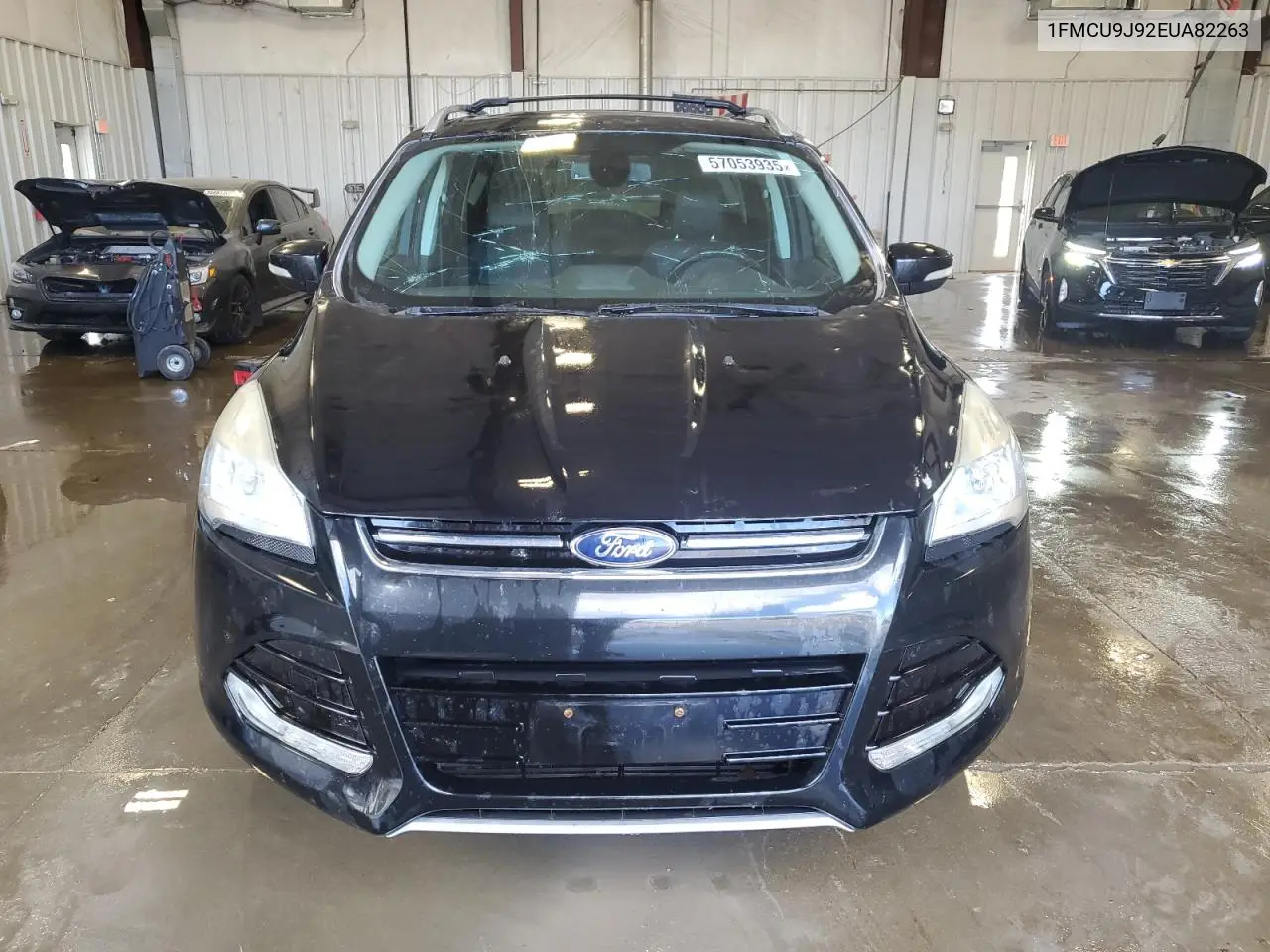 2014 Ford Escape Titanium VIN: 1FMCU9J92EUA82263 Lot: 57053935