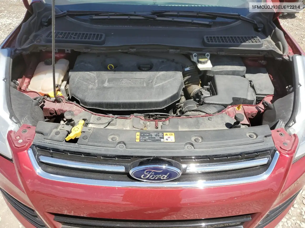 2014 Ford Escape Titanium VIN: 1FMCU0J93EUE12214 Lot: 57108295