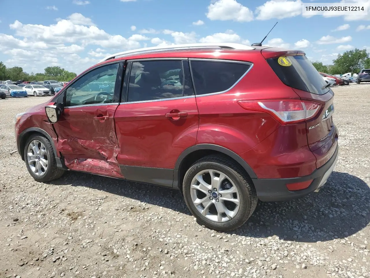 2014 Ford Escape Titanium VIN: 1FMCU0J93EUE12214 Lot: 57108295
