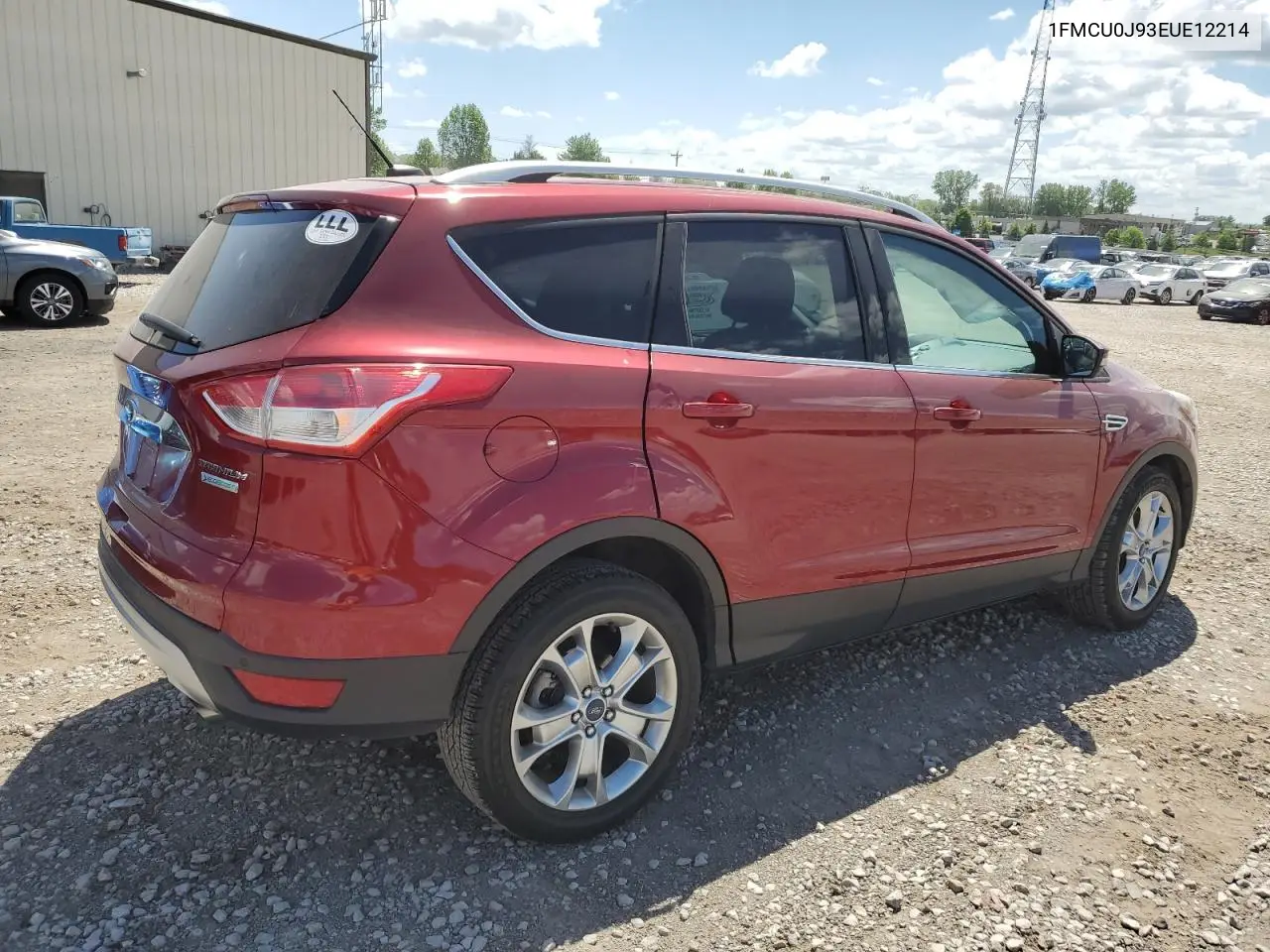 2014 Ford Escape Titanium VIN: 1FMCU0J93EUE12214 Lot: 57108295