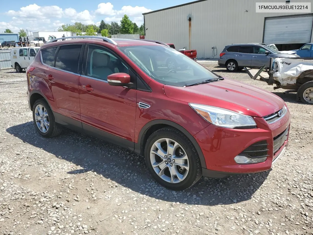 2014 Ford Escape Titanium VIN: 1FMCU0J93EUE12214 Lot: 57108295