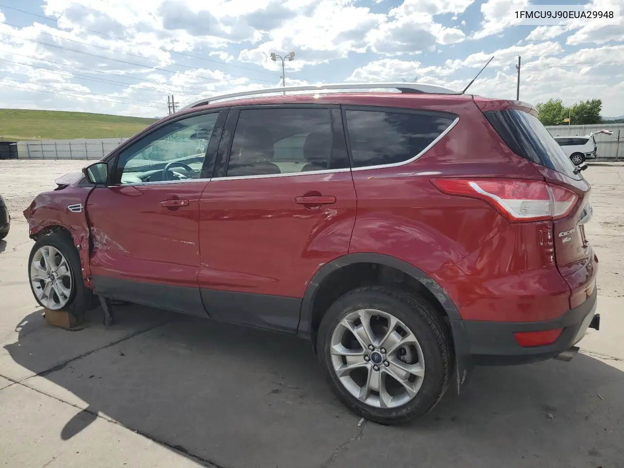 2014 Ford Escape Titanium VIN: 1FMCU9J90EUA29948 Lot: 61843965
