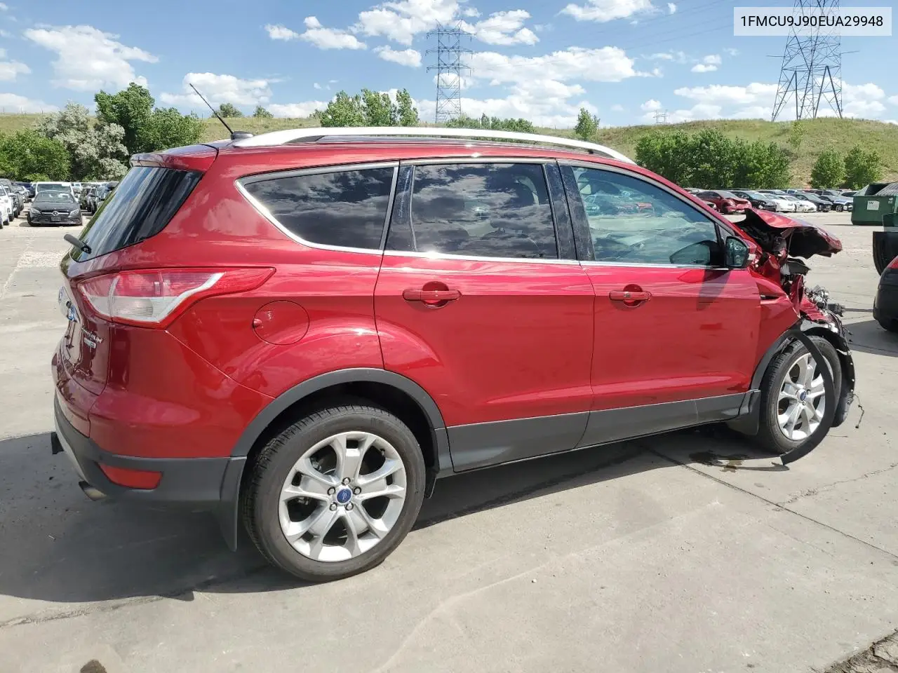 2014 Ford Escape Titanium VIN: 1FMCU9J90EUA29948 Lot: 61843965