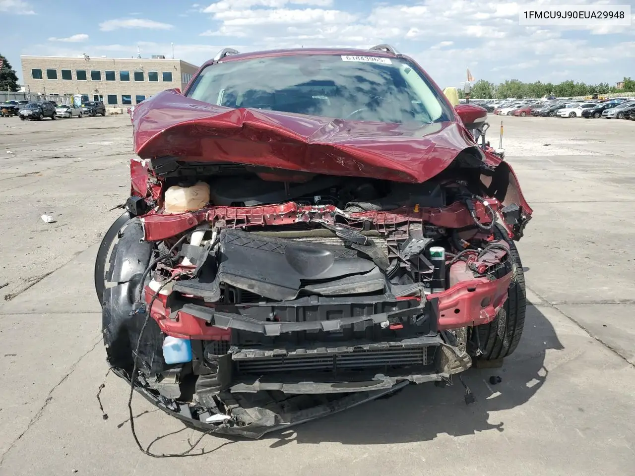 2014 Ford Escape Titanium VIN: 1FMCU9J90EUA29948 Lot: 61843965