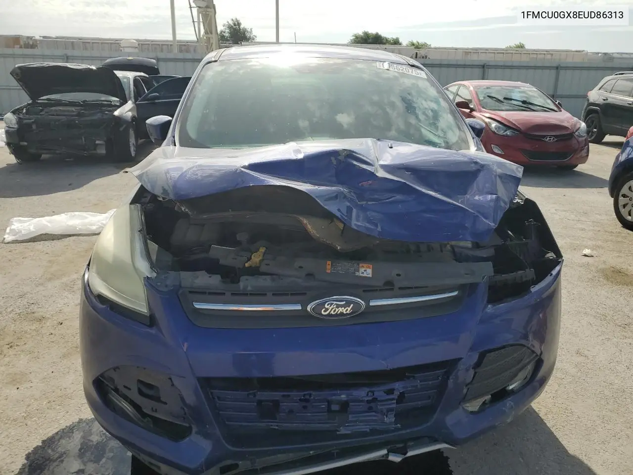 2014 Ford Escape Se VIN: 1FMCU0GX8EUD86313 Lot: 62357865