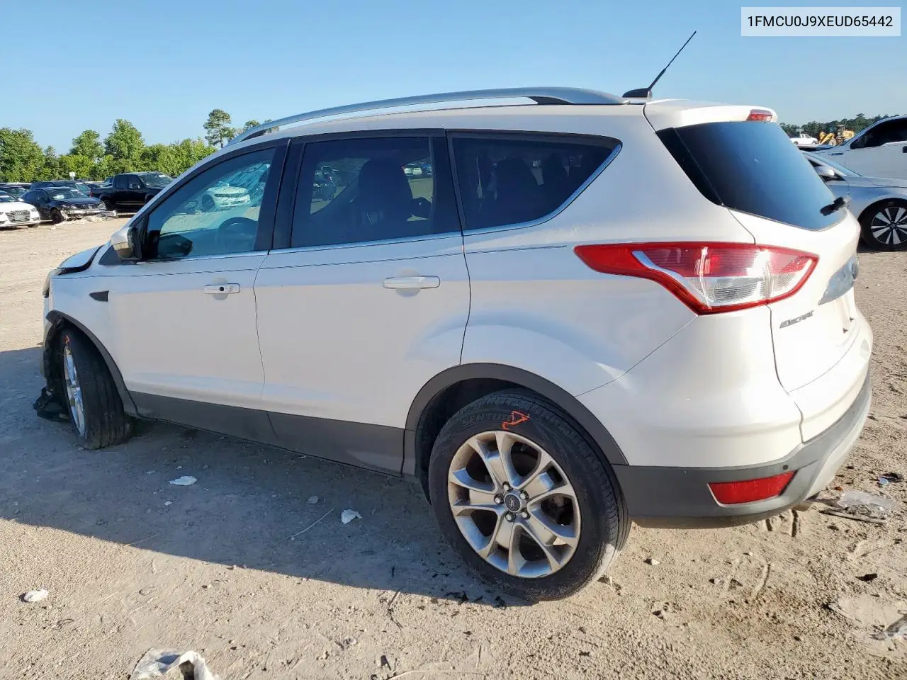 2014 Ford Escape Titanium VIN: 1FMCU0J9XEUD65442 Lot: 62729145
