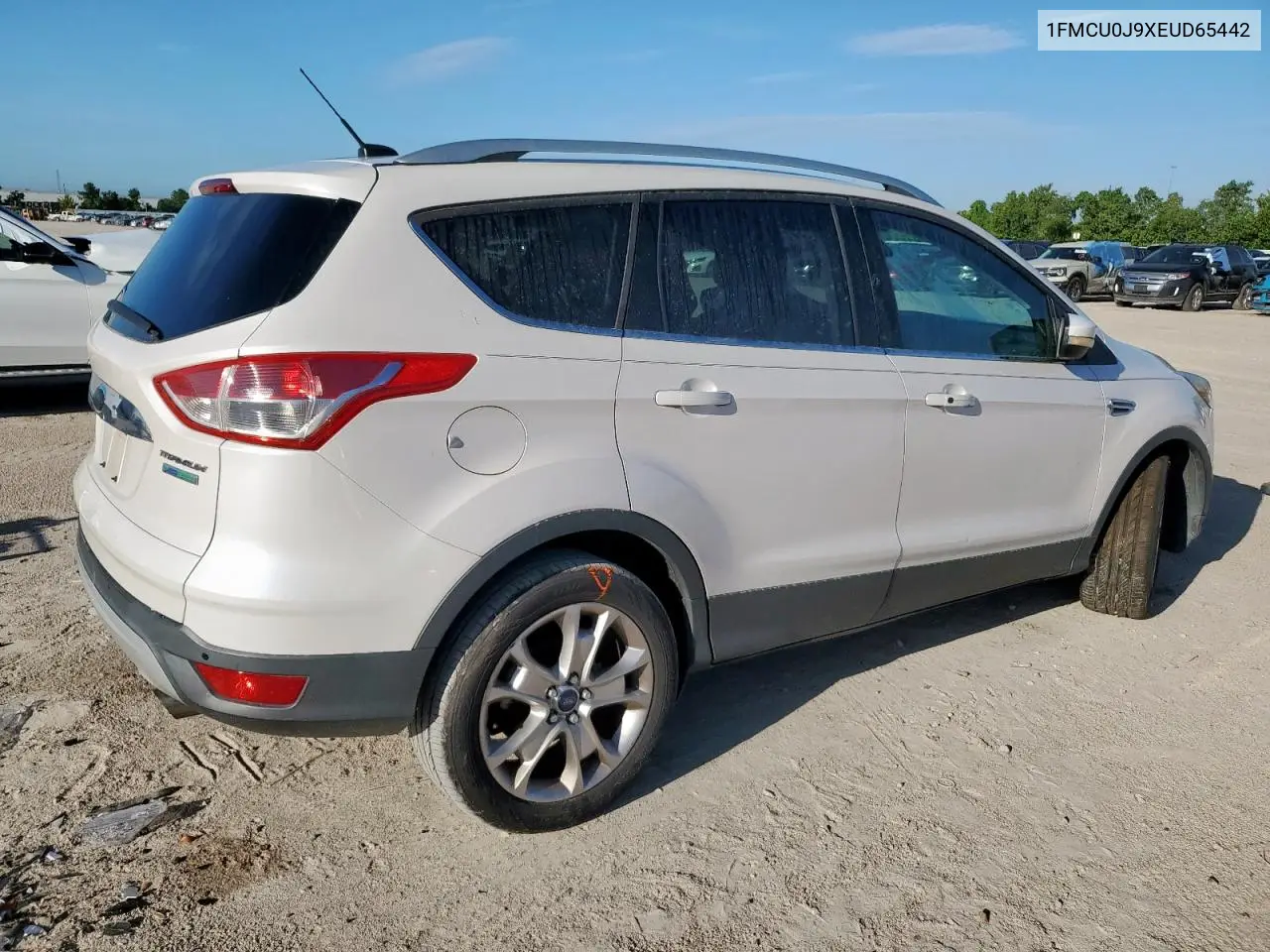 2014 Ford Escape Titanium VIN: 1FMCU0J9XEUD65442 Lot: 62729145