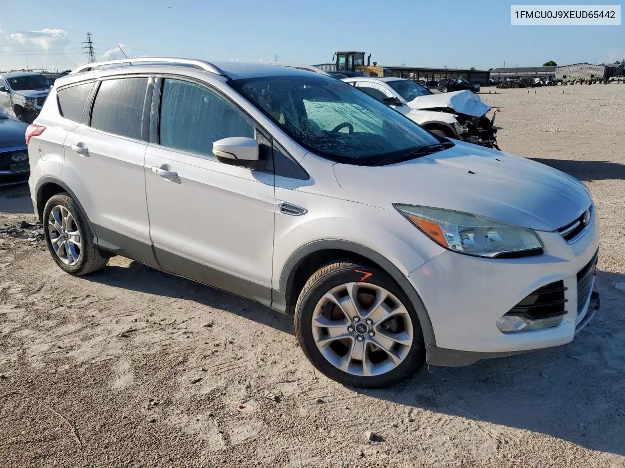 2014 Ford Escape Titanium VIN: 1FMCU0J9XEUD65442 Lot: 62729145