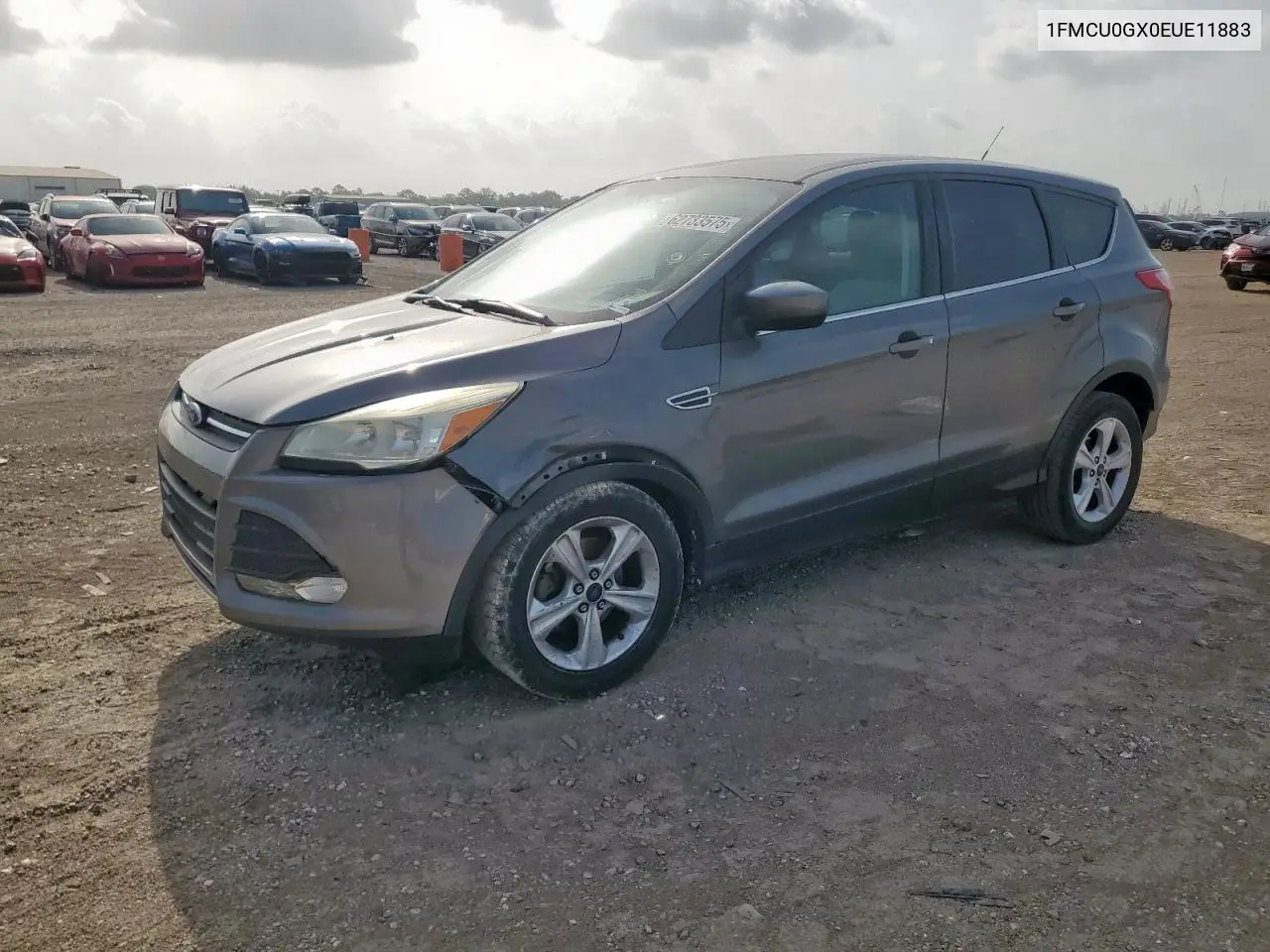 2014 Ford Escape Se VIN: 1FMCU0GX0EUE11883 Lot: 62733575