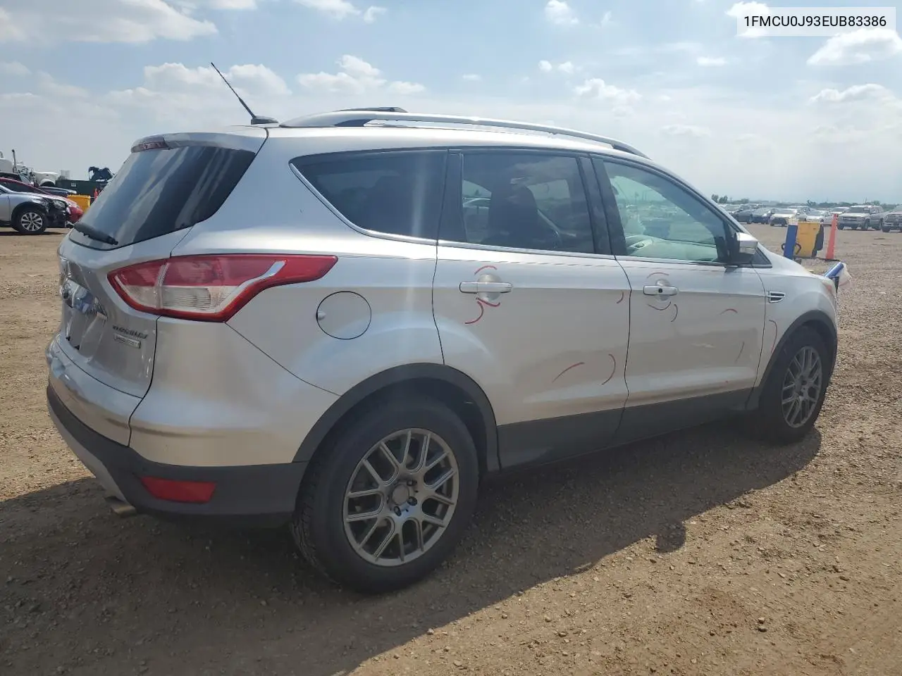 2014 Ford Escape Titanium VIN: 1FMCU0J93EUB83386 Lot: 62809805